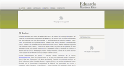 Desktop Screenshot of eduardomartinezrico.com