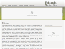 Tablet Screenshot of eduardomartinezrico.com